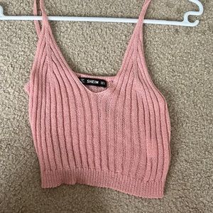 Pink tank top